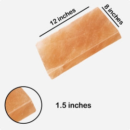 Himalayan Pink Salt Block 12x8x1.5 - Himalayan Salt Blocks